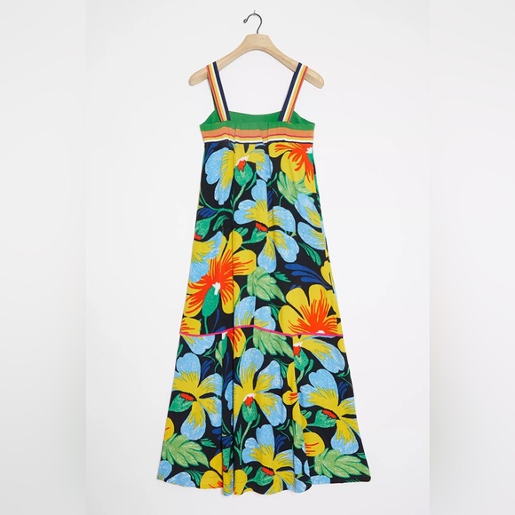 Anthropologie Yellow Maxi Sundress Resort Wear - Picture 4 of 13